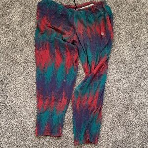 Colorful Abstract Pattern Beach Pants